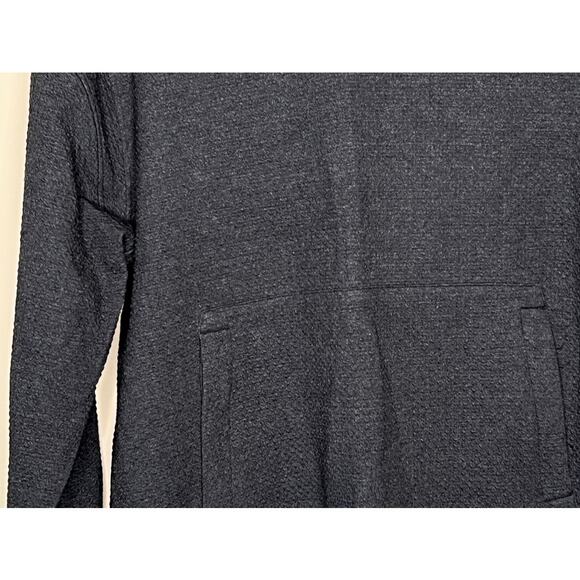 NWT All In Motion Textured Knit Hoodie in Charcoal SIZE MEDIUM - Picture 4 of 7